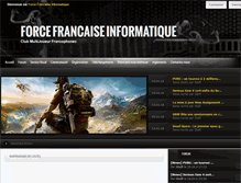 Tablet Screenshot of force-francaise.info